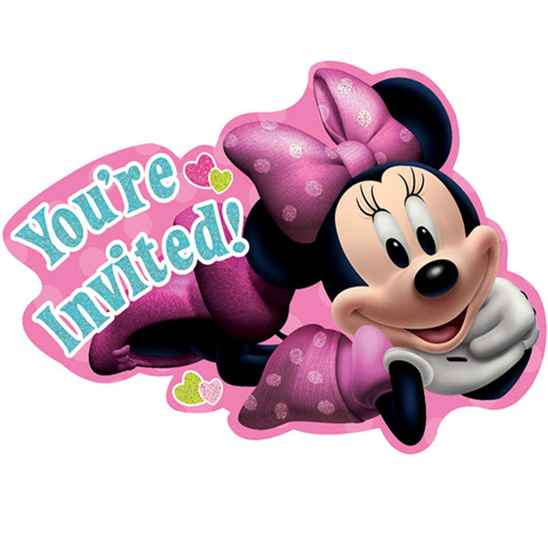 Minnie Mouse invitation card
