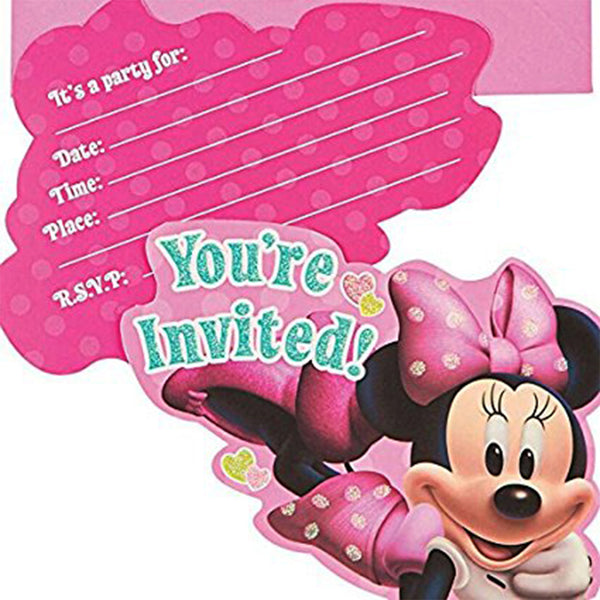 Minnie Mouse invitation cards