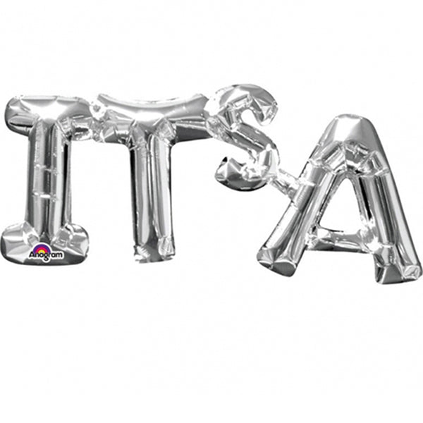 Air filled phrase balloon