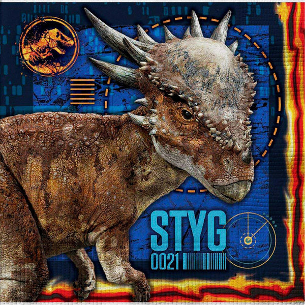 Jurassic World napkin