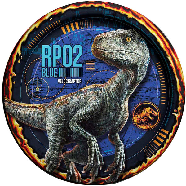 Jurassic World plates
