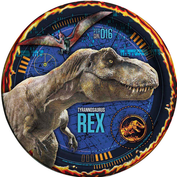Jurassic World plates