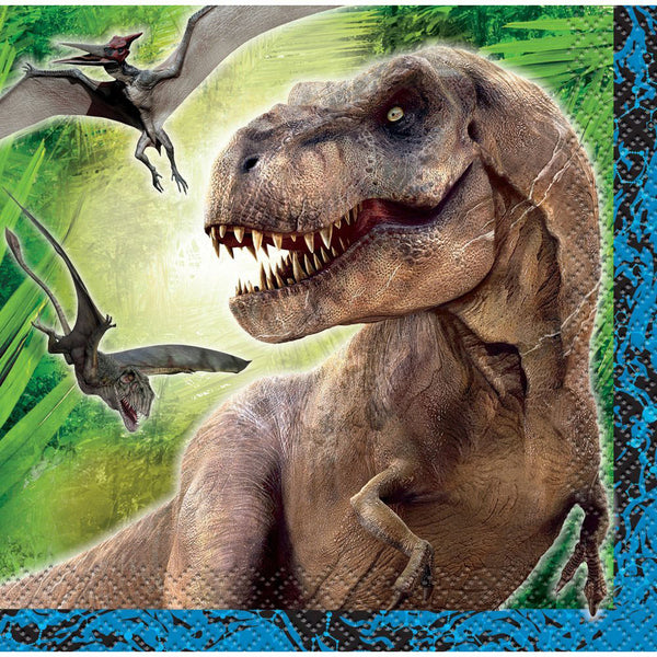 Jurassic World Beverage Napkins 16ct