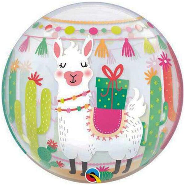 LLama Birthday Bubble Balloon 22"