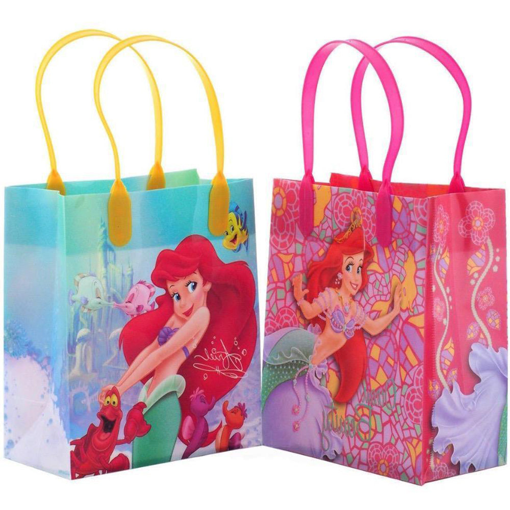 Little Mermaid Party Favor Bags, Ariel Little Mermaid Favor Bags, Little  Mermaid Party Decorations, Mermaid Favor Bags With Personalized Tag 