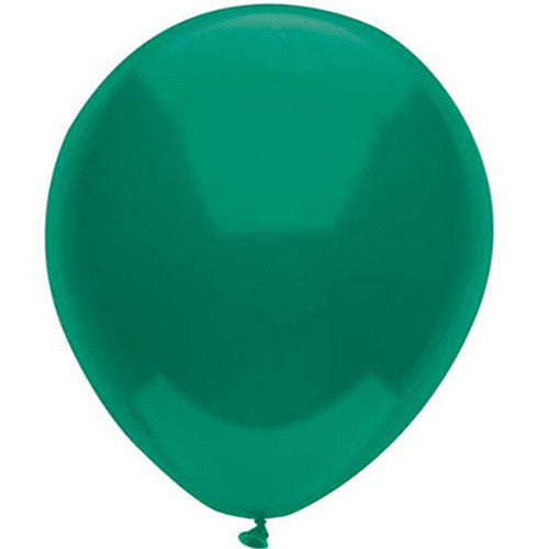 Pioneer 72 Forest Green Latex Balloons 11" Made In USA.