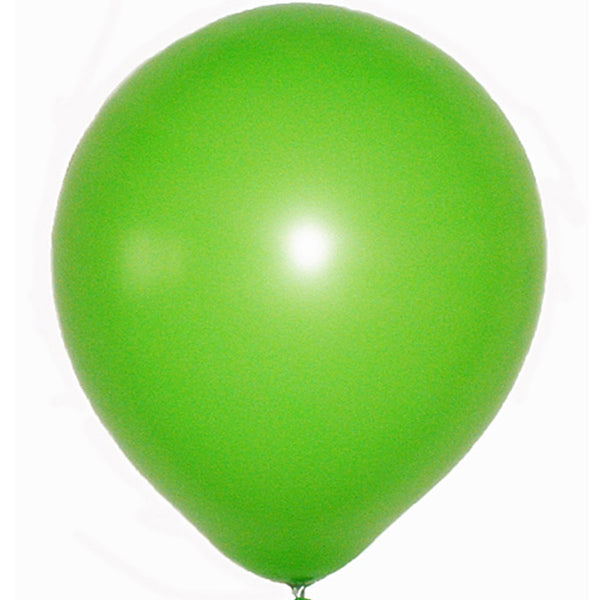 72 Green Latex Balloons 11"