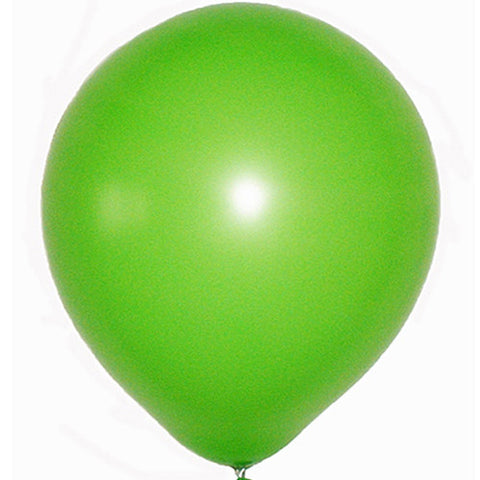 72 Green Latex Balloons 11"
