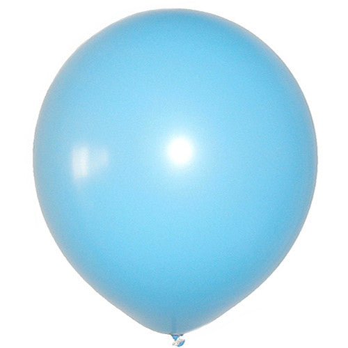 72 Light Blue Latex Balloons 11"