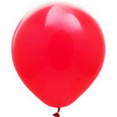 72 Light Red Latex Balloons 11"