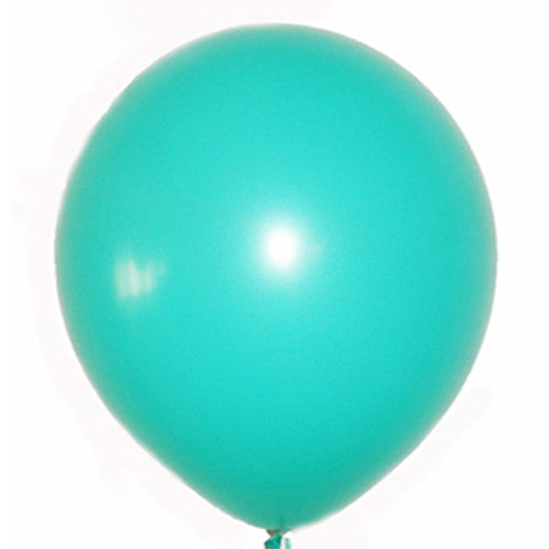 72 Teal Latex Balloons 11"