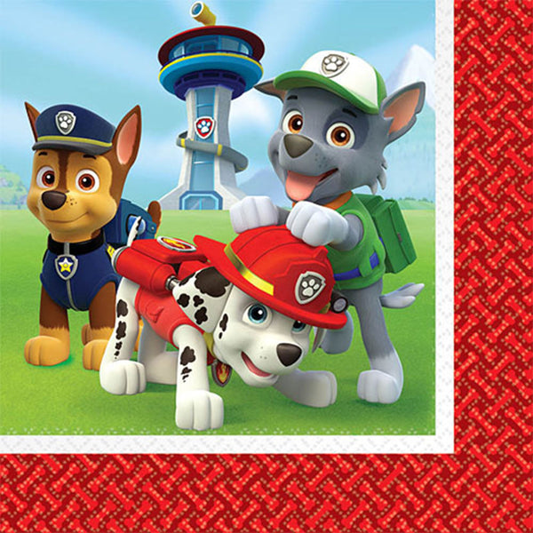Paw Patrol napkins