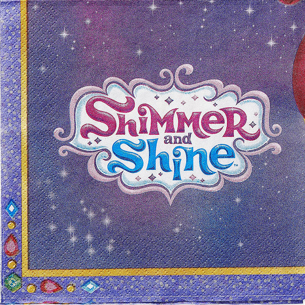Shimmer and Shine napkin