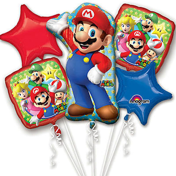 Super Mario balloon bouquet