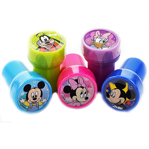 12 Mickey Mouse and Friends Authentic Licensed Self Inking Stampers