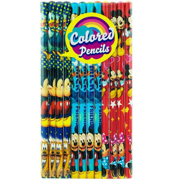 Mickey Mouse colored pencil 