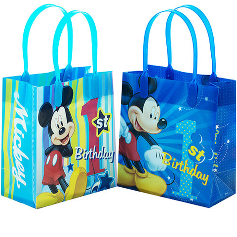 Mickey Mouse 1st Birthday goodie bags 6"