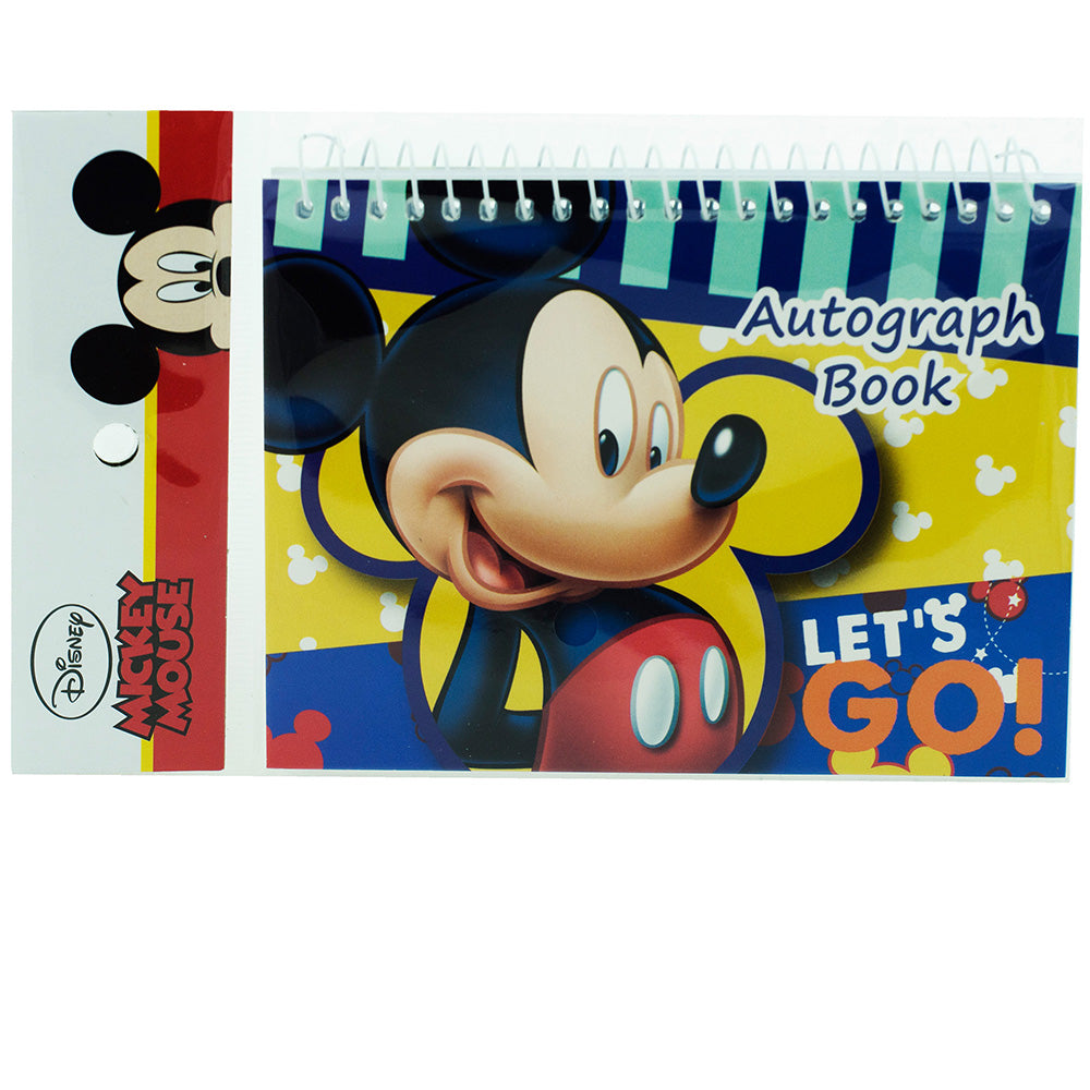 Mickey Mouse Autograph Book Let's Go