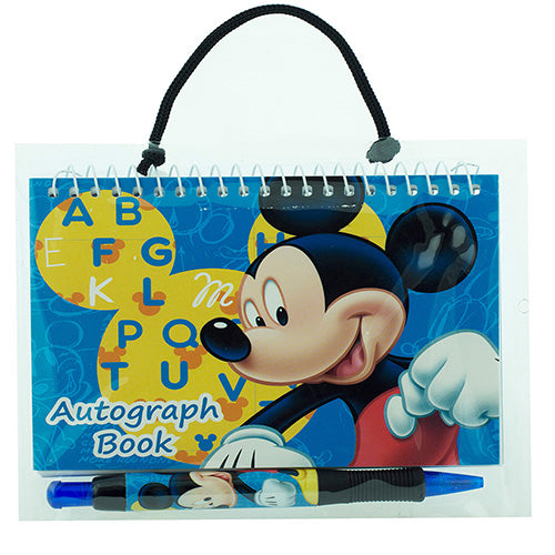 Mickey Mouse Autograph Book With Pen