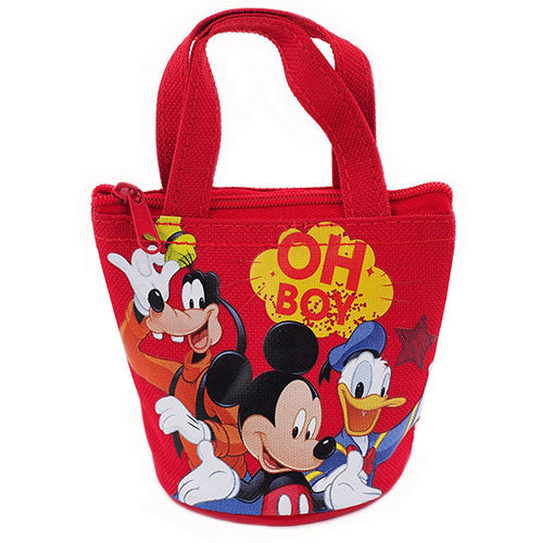 Mickey Mouse and Friends Red Mini Coin Purse for Coin Storage