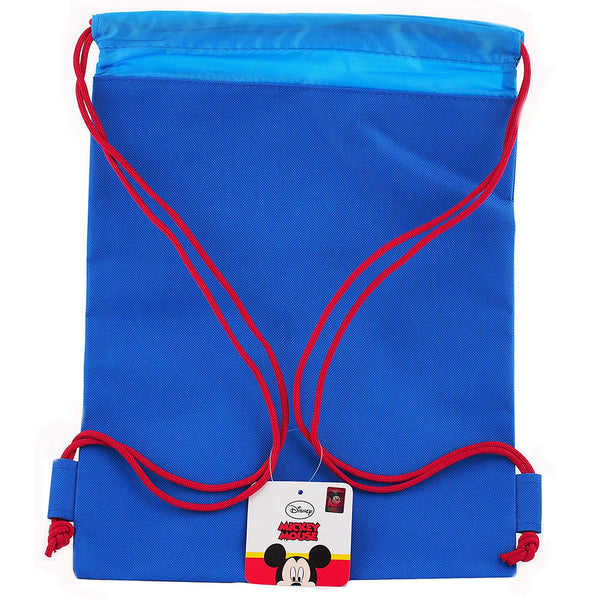 Mickey Mouse Character Licensed Blue Drawstring Bag