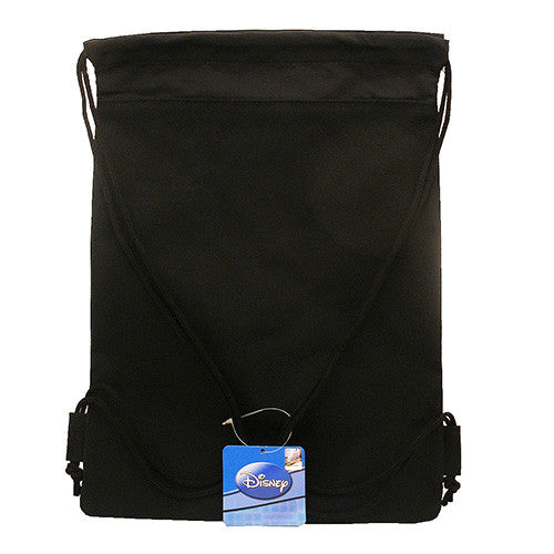 Mickey Mouse Character Licensed Black Silver Drawstring Bag