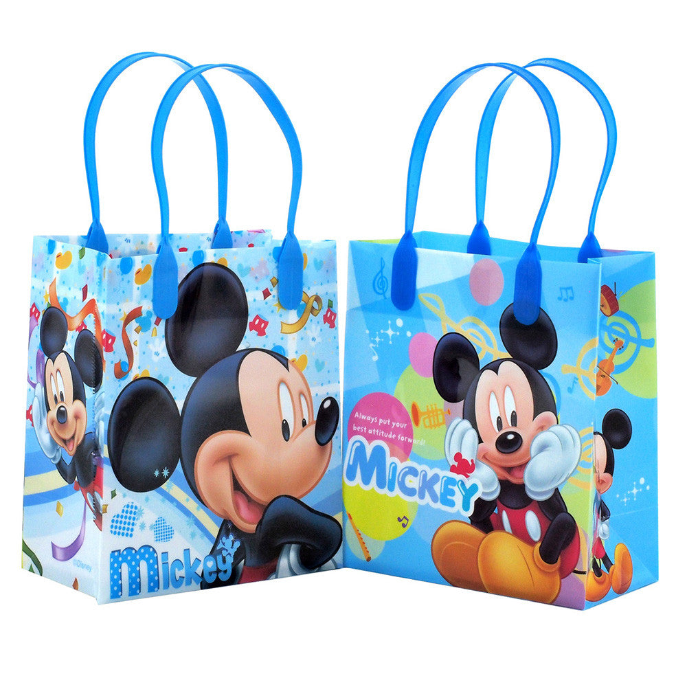 Mickey Mouse goodie bags 12 Premium Quality Party Favor Reusable