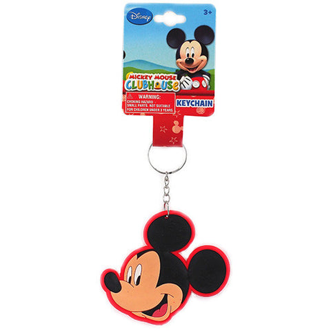 Mickey Mouse Character Rubber Head Key Chain