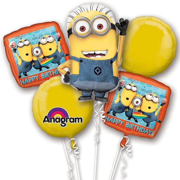 Despicable Me Minions Foil Balloon Bouquet