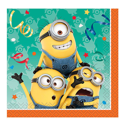 Despicable Me Minions Beverage Napkins 16ct