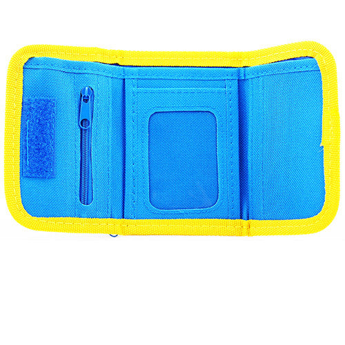 Despicable Me Minions Character Blue Trifold Wallet