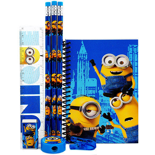 Despicable Me Minions Character Blue Stationery Set