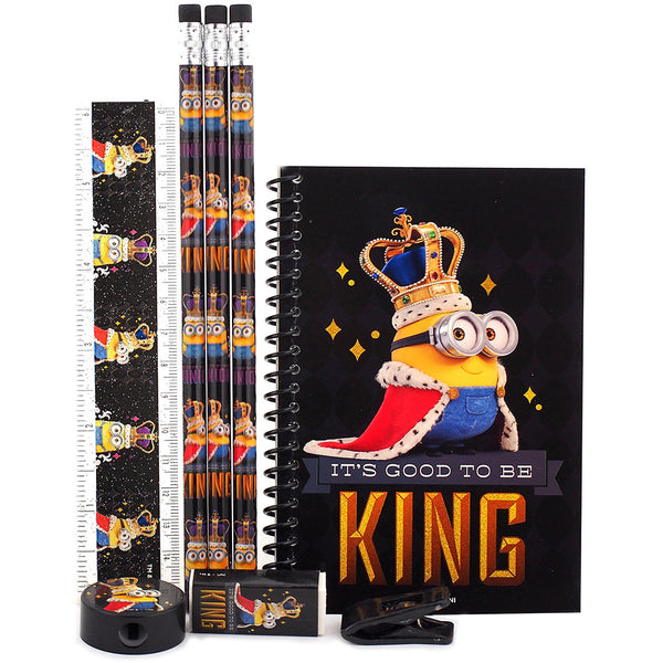 Despicable Me Minions Character Black Stationery Set