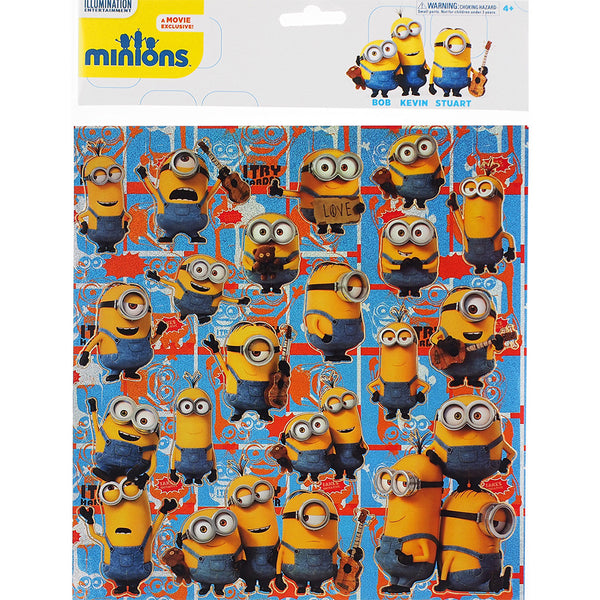Despicable Minions Authentic Licensed 12 Sheets of Stickers