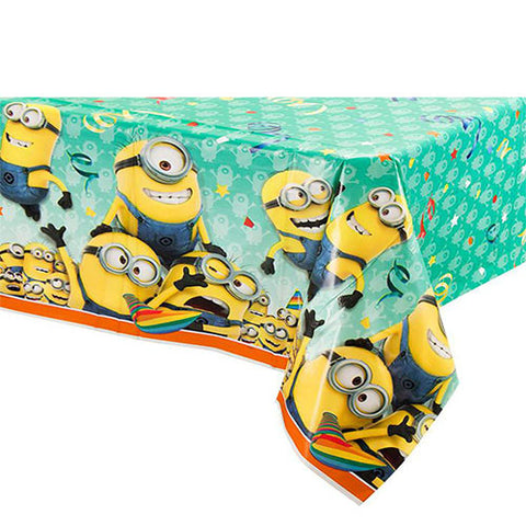 Despicable Me Minions Authentic Licensed Plastic Table Cover 54"  x 96 "
