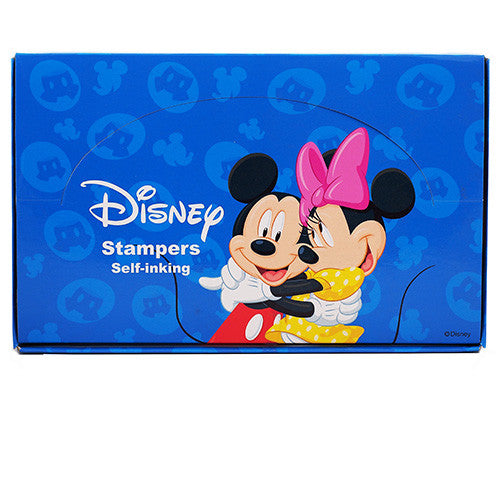 60 Mickey Mouse and Friends Authentic Licensed Self Inking Stampers in a Box