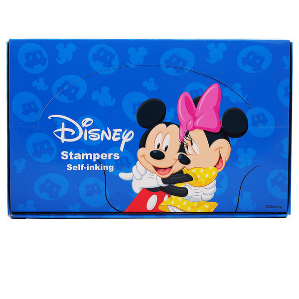 60 Mickey Mouse and Friends Authentic Licensed Self Inking Stampers in a Box
