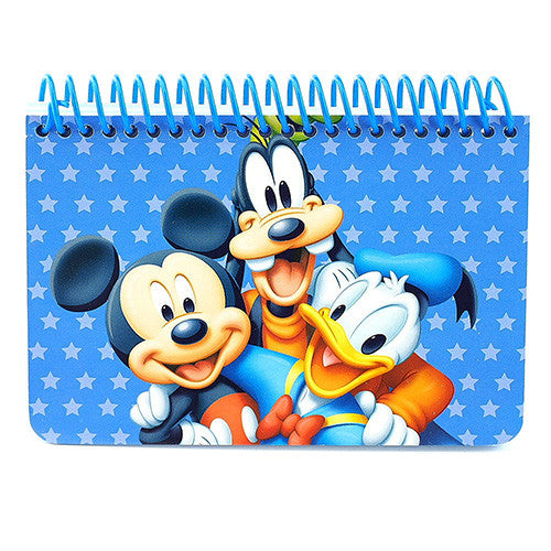 Mickey Mouse and Friends Authentic Licensed Blue Autograph Book