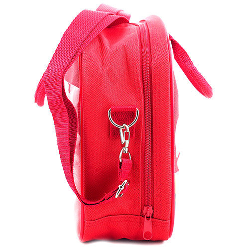 Disney Mickey Mouse and Friends Authentic Licensed Red Lunch bag with Stationery Set