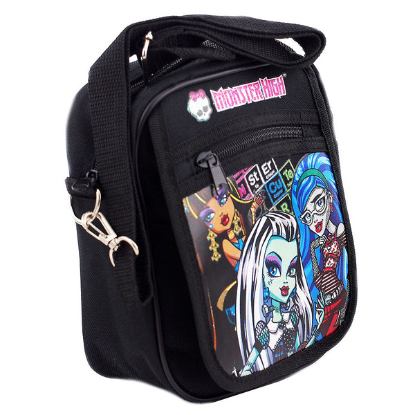 Monster High Character Authentic Licensed Black Medium Shoudler Bag
