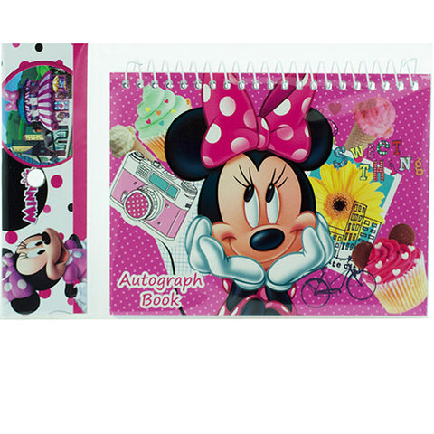 Minnie Mouse Autograph Book