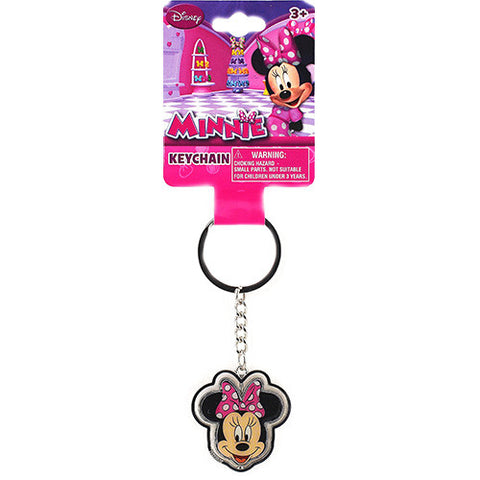 Minnie Mouse Character Metal Head Key Chain