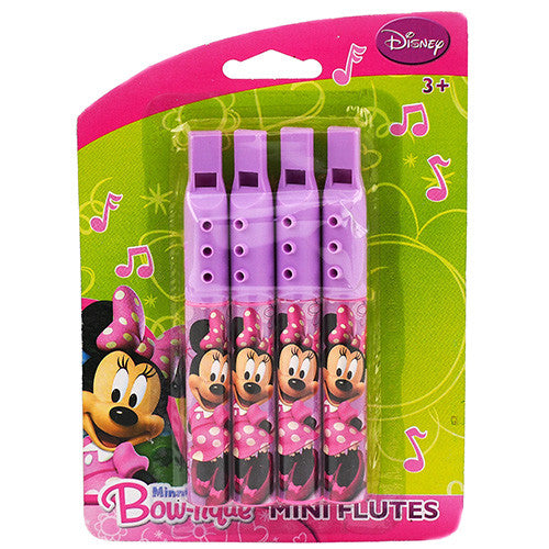 Minnie Mouse Character Authentic Licensed Lavender Mini Flutes for Party Favor