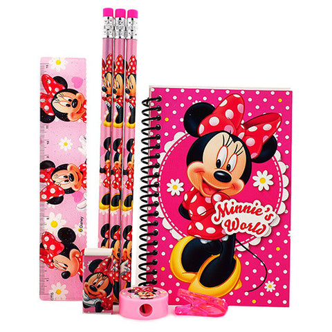 Minnie Mouse Character Hot Pink Stationery Set