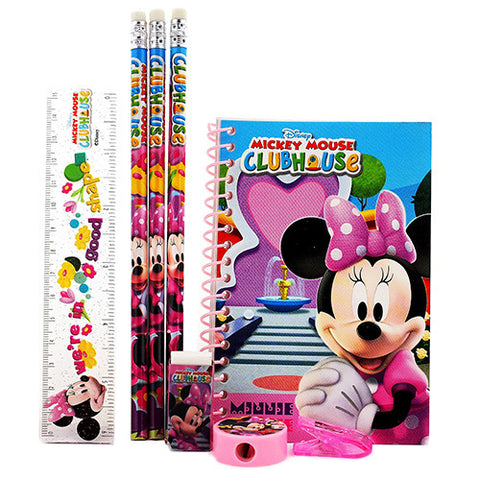Minnie Mouse Character Pink Stationery Set