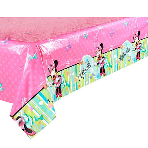 Minnie Mouse Authentic Licensed Plastic Table Cover 54"  x 96 "