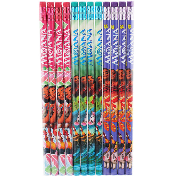 Moana pencils pack school supplies
