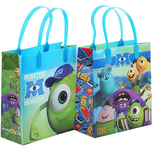 Monster University 12 Party Favor Reusable Goodie Medium Gift Bags 8