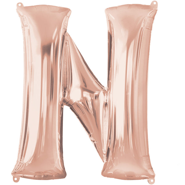 Rose Gold letter balloon