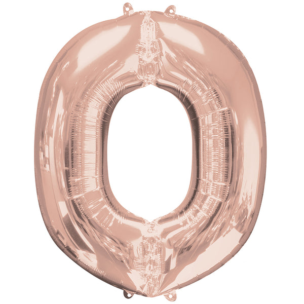 ROSE GOLD letter balloon